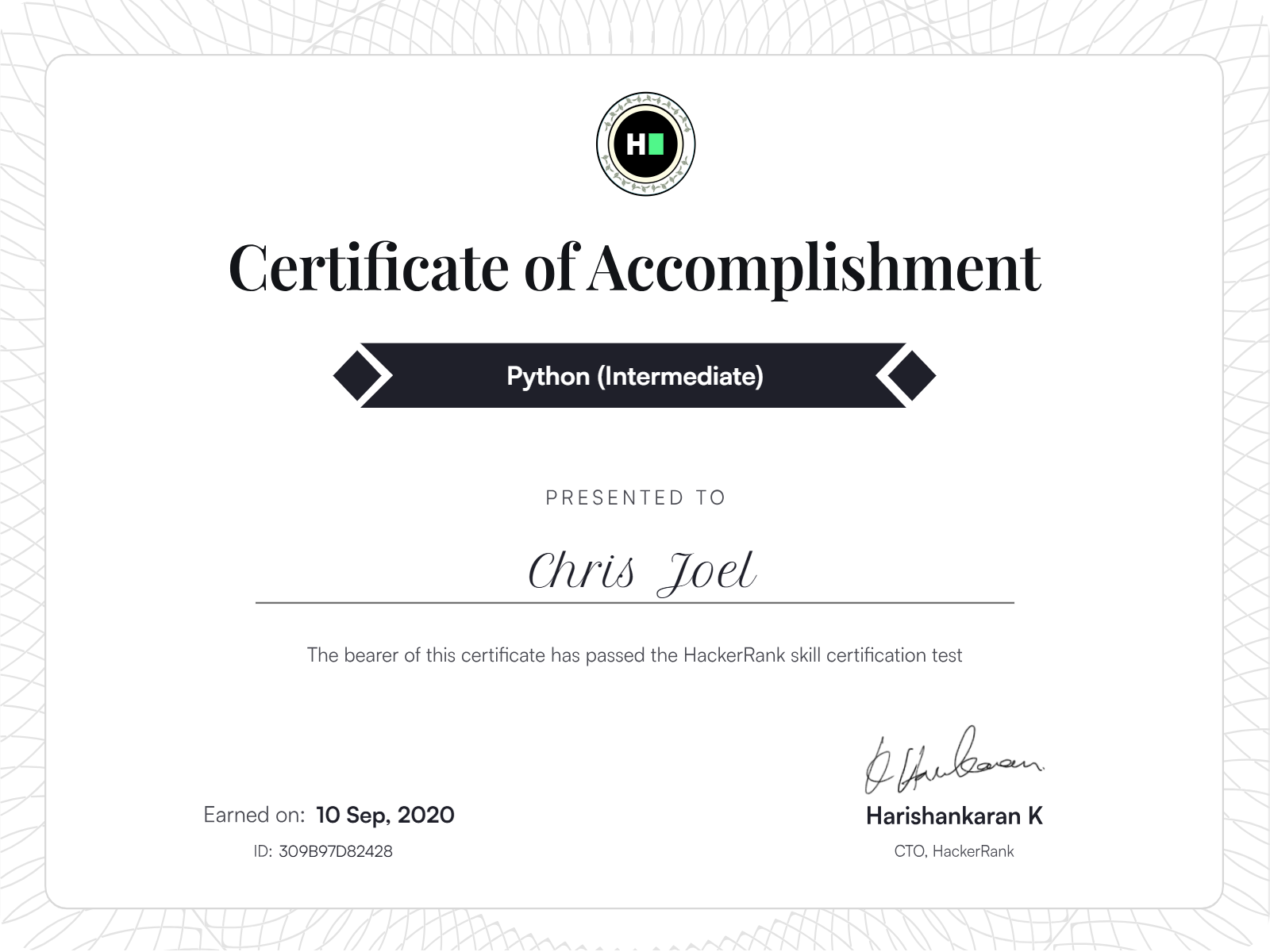 Python - HackerRank